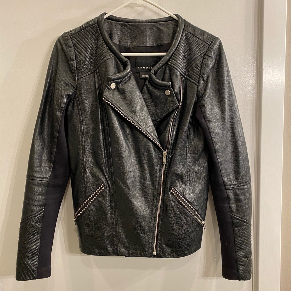 Leather jacket